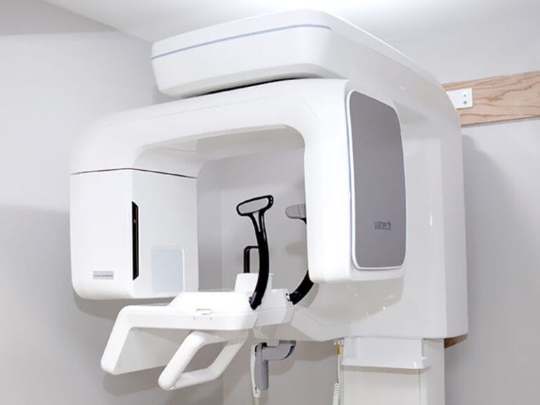 Advanced 3D dental imaging equipment at Roots Dental office in Bellingham.
