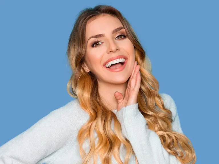 Smiling woman with radiant teeth after cosmetic dentist in Bellingham treatment.